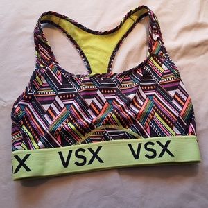 VSX Sports Bra Colorful Geometric Patterns